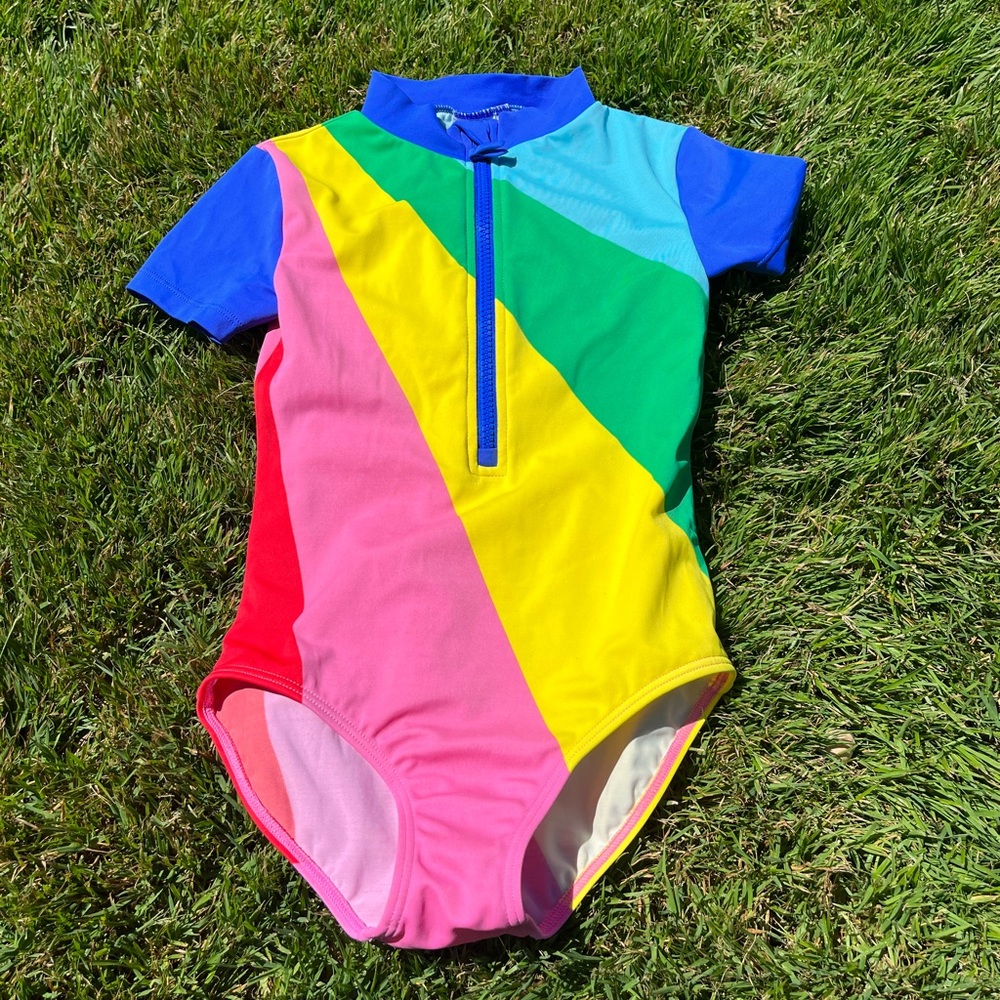 Colorful Mini Boden Girls’ Size 7-8 Swimsuit